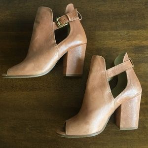 Steve Madden Peep Toe Booties